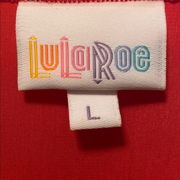 LuLaRoe Shirley Kimono 🆕 sz L Burnt Orange - Picture 3 of 6